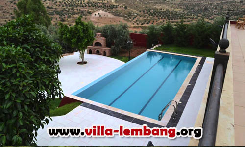 villa murah di lembang kolam renang baru