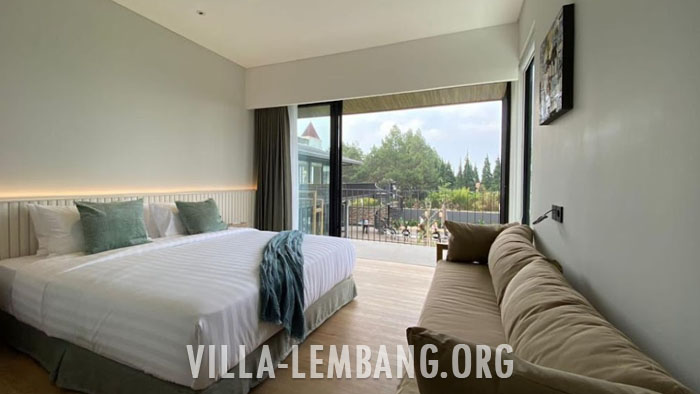 Penginapan untuk Rombongan di Villa Lembang 8 Kamar Private Pool kapasitas 30 orang