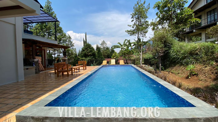 Rekomendasi Sewa Villa Lembang Bandung 30 Orang Private Pool nego
