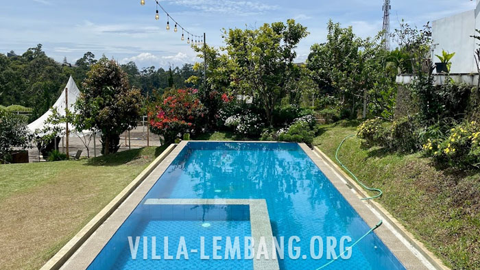 Sewa Villa di Ciwangun Lembang untuk Kapasitas 30 Orang private pool