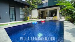 Sewa Villa di Trinity Kampung Daun 5 Kamar Private Pool untuk 15 orang