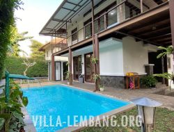 Villa JB 8 – Villa di Kampung Daun Lembang ada Kolam Renang