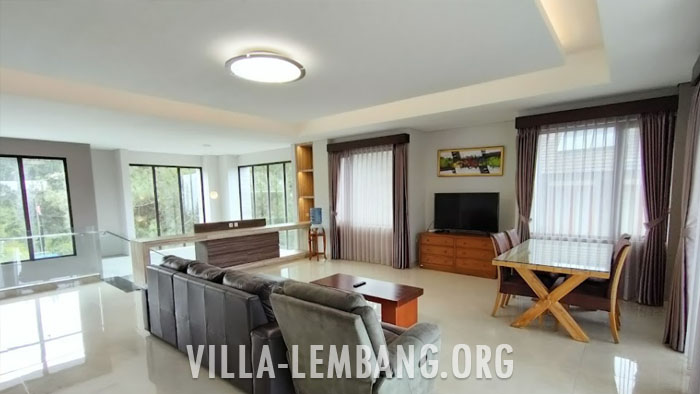 Villa Keluarga di Lembang Kapasitas Besar untuk 20 Orang murah