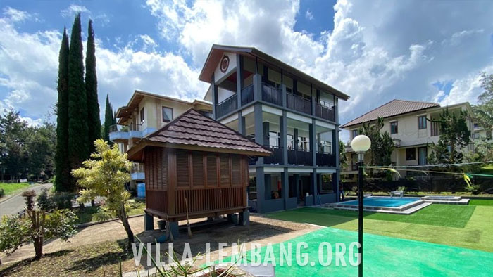 Villa Marko,Sewa Villa di Lembang ada gazebo
