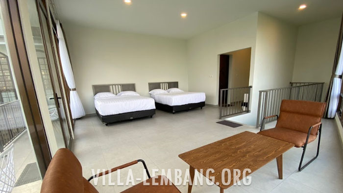 Villa Murah untuk Rombongan 50 Orang di Lembang Bandung 11 kamar