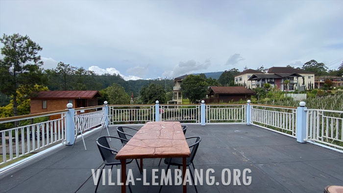 Villa Qmoz, Sewa Villa Lembang view pemandangan