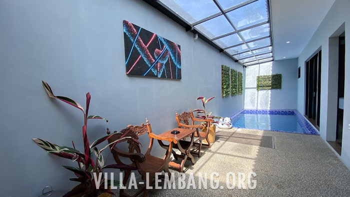 Villa RFK 1, Sewa Villa Lembang ada kolam renang