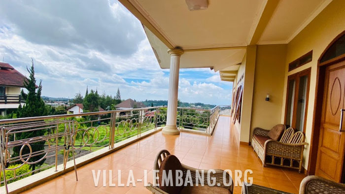 Villa Rombongan Kapasitas 35 Orang di Lembang Bandung view pemandangan