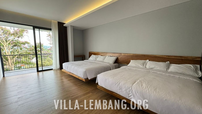 Villa Terbaik di Lembang untuk Rombongan 40 Orang 7 kamar tidur