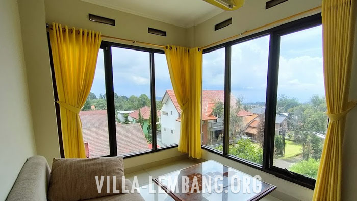 Villa Yellow, Sewa Villa Lembang 3 kamar tidur