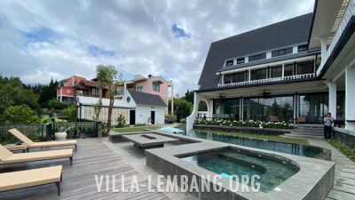 murah Villa di Lembang untuk Liburan Rombongan dengan View Alam Gunung