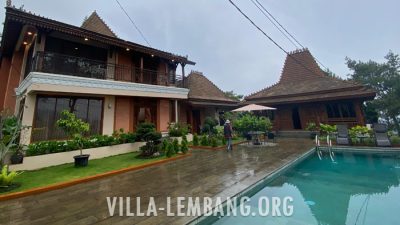 Villa Joglo Lembang private pool